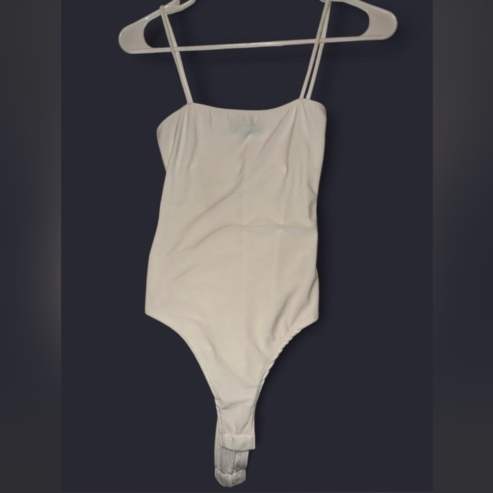 Fashion Nova White Bodysuit